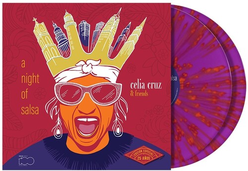 Celia Cruz: A Night Of Salsa   (25th Anniversary Edition) [Magenta Splatter LP] - VINYL LP