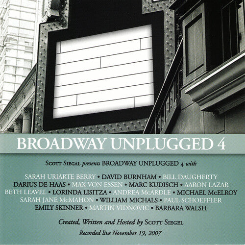Andrea McArdle: Broadway Unplugged Four (Andrea Mcardle/Beth Leavel/Emily Skinner) - COMPACT DISCS