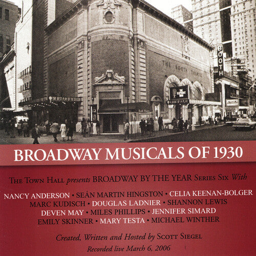 Broadway Musicals of 1930 / O.B.C.: Broadway Musicals Of 1930 (With Emily Skinner/Celia Keenan/Bolger/Marc Kudisch) - COMPACT DISCS