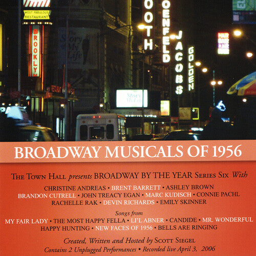Broadway Musicals of 1956 / O.B.C.: Broadway Musicals Of 1956 (With Emily Skinner/Brent Barrett/Christine Andreas) - COMPACT DISCS