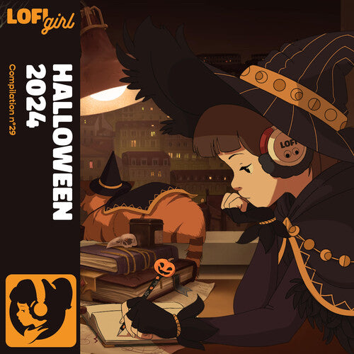 Lofi Girl Presents: Halloween 2024 - Marbled Black Colored Vinyl - VINYL LP