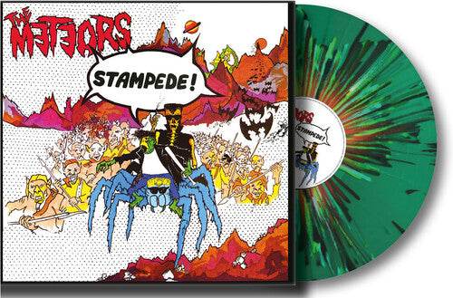 The Meteors: Stampede - Splatter Green Vinyl - VINYL LP