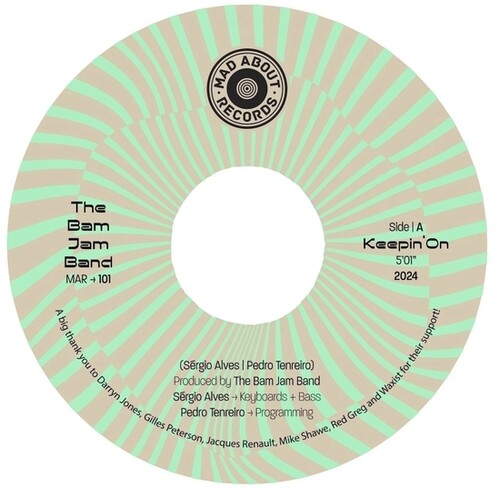 Bam Jam Band: Keepin' On/Something About Love - 7-INCH SINGLE