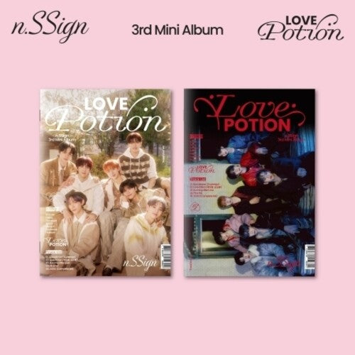 N.Ssign: Love Potion - incl. 80pg Photobook, Love Potion Recipe Card, OOTD Sticker, Mirror Photocard, 2 Photocard, Unit Photocard, Message Polaroid + Poster - COMPACT DISCS