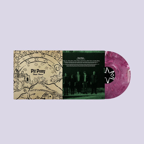 Pit Pony: Dead Stars (Jester Edition) - Purple & White Splatter Colored Vinyl - VINYL LP