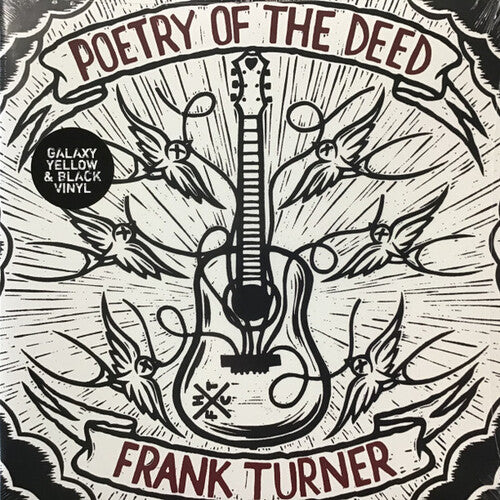 Frank Turner: Poetry Of The Deed - Yellow & Black Galaxy Colored Vinyl - VINYL LP