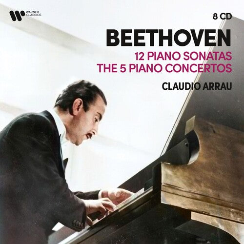 Claudio Arrau: Beethoven: 12 Piano Sonatas, the 5 Piano Concertos (Remastered 2022) - COMPACT DISCS