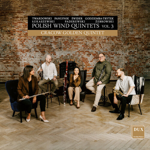 Lukaszewski / Swider / Cracow Golden Quintet: Polish Wind Quintets, Vol. 3 - COMPACT DISCS