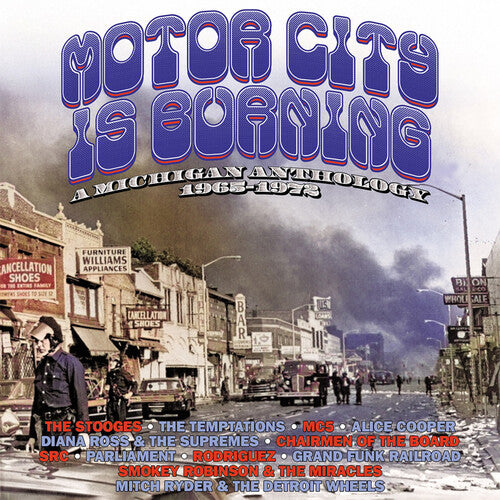 Motor City Is Burning: Michigan Anthology 1965-72: Motor City Is Burning: A Michigan Anthology 1965-1972 / Various - COMPACT DISCS