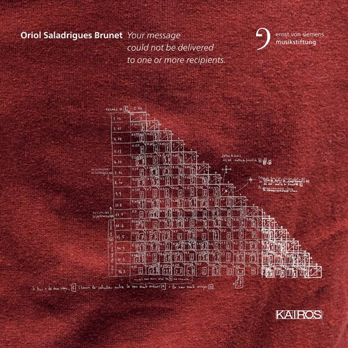 Various Artists: Oriol Saladrigues Brunet: Your Message Could Not Be Delivered To One Or More Recipients (Various Artists) - COMPACT DISCS