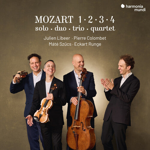 Julien Libeer: Mozart 1 2 3 4 - Solo, Duo, Trio, Quartet - COMPACT DISCS