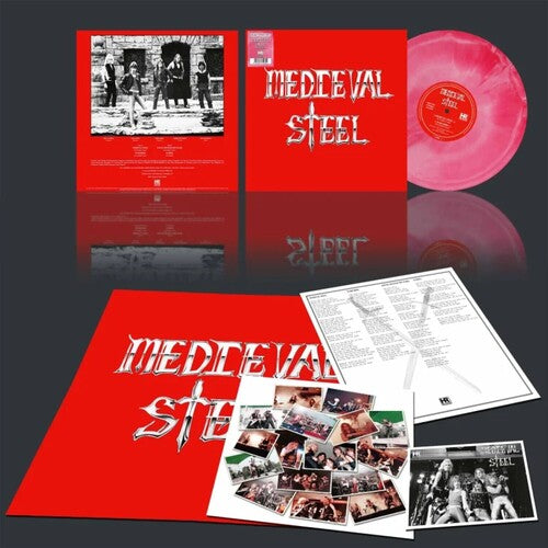 Medieval Steel: Medieval Steel - Red / White Galaxy - VINYL LP