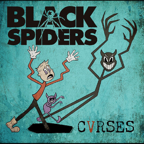 Black Spiders: Cvrses - Black & White Colored Vinyl