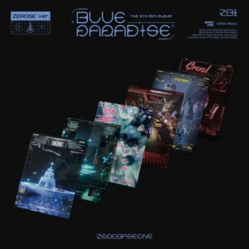 Zerobaseone: Blue Paradise - Zerose Random Cover Version - incl. Postcard Book, Postscard, Photocard, Sticker + Character Card - COMPACT DISCS
