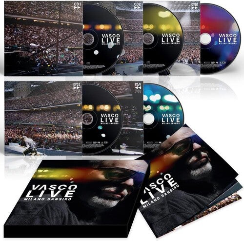 Vasco Rossi: Vasco Live Milano Sansiro - Box 2CD+2DVD+Blu-Ray - COMPACT DISCS