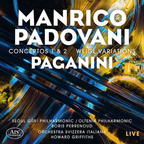 Manrico Padovani: Paganini Live - COMPACT DISCS