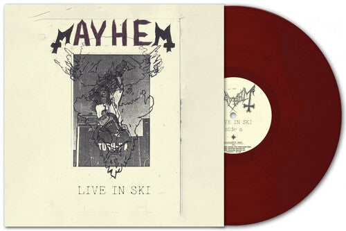 Mayhem: Live In Ski - 140gm Oxblood Vinyl with Etched B-side - VINYL LP