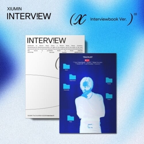 Xiumin: Interview X - Interviewbook Version - incl. 36pg Tabloid, Photocard, Sticker, MiniBook + Envelope