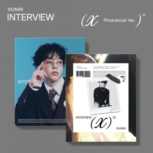Xiumin: Interview X- Photobook Random Cover Version - incl. Photobook, Photocard, Photofilm, Polaroid, Folding Poster + Envelope