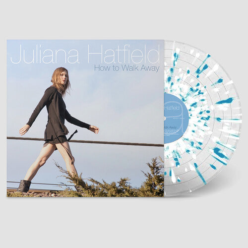 Hatfield, Juliana: How To Walk Away - White & Turquoise on Clear Base