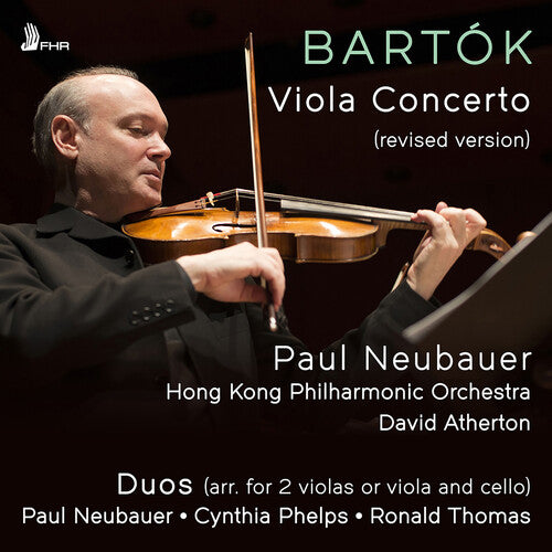 Neubauer / Phelps: Bartok: Viola Concerto (revised version); Duos (arr. P. Bartok) - COMPACT DISCS