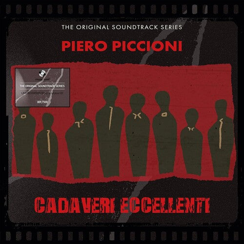 Piccioni, Piero: Cadaveri Eccellenti (Original Soundtrack) - Transparent Red Colored Vinyl with CD