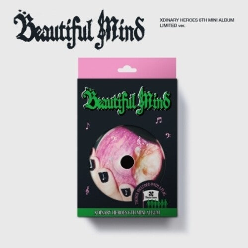 Xdinary Heroes: Beautiful Mind - Limited Edition - incl. 80pg Photobook, Flag, Welcome Envelope, Ticket + Bracelet, Photocard, Image Card + Tattoo Paper - COMPACT DISCS