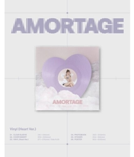 Jisoo: Amortage - Heart Version - incl. Photobook, Sticker + Poster - VINYL LP