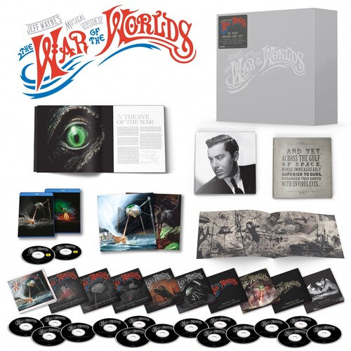 Jeff Wayne: Musical Version Of The War Of The Worlds - Deluxe Collectors Edition 16CD Incl. 2 Blu-Ray, 156pg Hardback Book - COMPACT DISCS