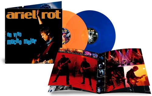 Ariel Rot: En Vivo Mucho Mejor - Blue & Orange Vinyl