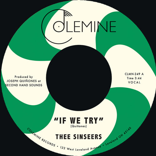 Thee Sinseers: If We Try / Give It Up You Fool - 7-INCH SINGLE
