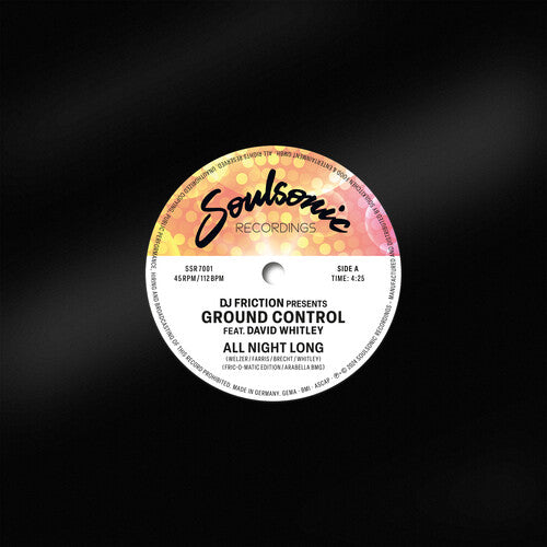DJ Friction Presents Ground Control: All Night Long / Funkin' On The One