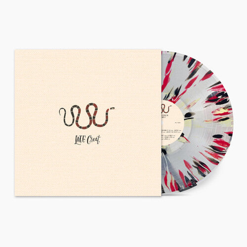 Stevenson, Laura: Late Great - Clear with Red, Black & Beige Splatter