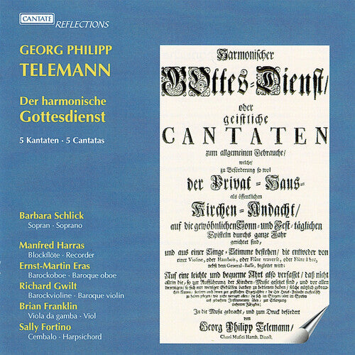 Schlick, Barbara / Harras, Manfred: Der harmonische Gottesdienst – 5 cantatas - COMPACT DISCS
