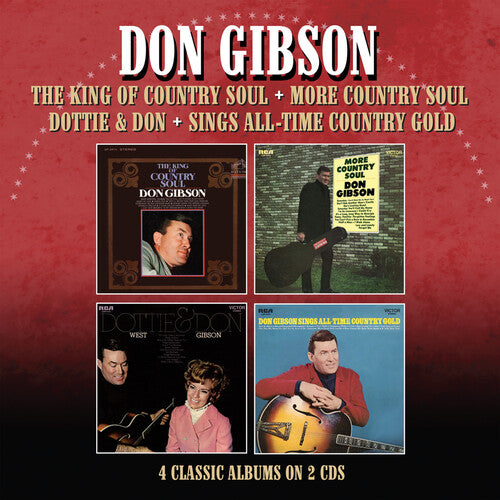 Gibson, Don: King Of Country Soul / More Country Soul / Dottie & Don / Sings All-Time Country Gold - COMPACT DISCS
