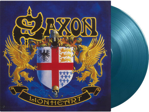 Saxon: Lionheart - Limited 180-Gram Aquamarine Colored Vinyl - VINYL LP