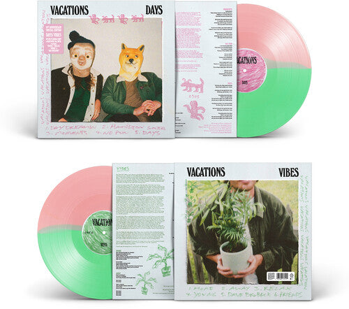 Vacations: Days/Vibes - Pink/Green - VINYL LP