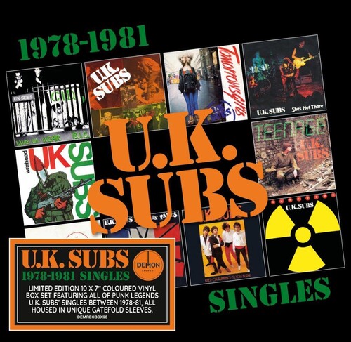 UK Subs: 1978-1981 Singles - Boxset With 10x Colored Vinyl 7-Inch Singles - 7-INCH SINGLE