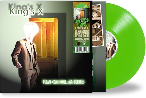 King's X: Please Come Home...Mr. Bulbous - Green - VINYL LP