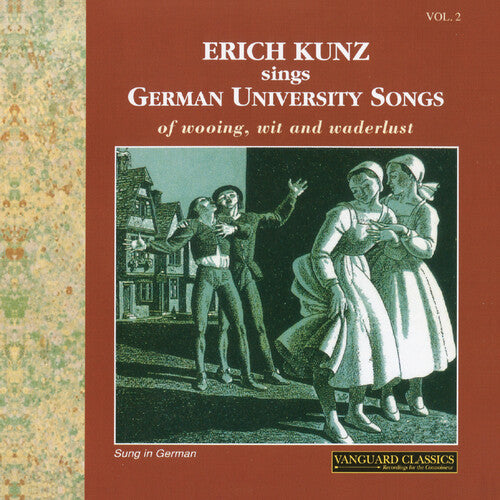 Kunz, Erich: German University Songs Vol. 2 - COMPACT DISCS