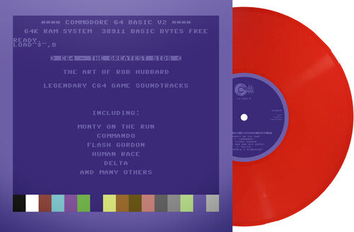 Rob Hubbard: C64 Greatest Sids: The Art Of Rob Hubbard - Limited To 100 Handnumbered Edition (Red Vinyl) - VINYL LP