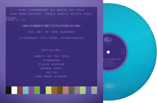 Rob Hubbard: C64 Greatest Sids: The Art Of Rob Hubbard - Limited To 100 Handnumbered Edition (Turquoise Vinyl) - VINYL LP