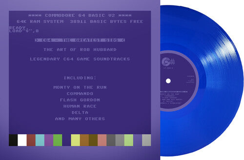 Rob Hubbard: C64 Greatest Sids: The Art Of Rob Hubbard - Limited To 100 Handnumbered Edition (Blue Vinyl) - VINYL LP