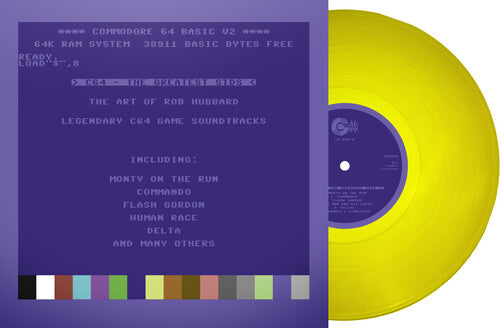 Rob Hubbard: C64 Greatest Sids: The Art Of Rob Hubbard - Limited To 100 Handnumbered Edition (Yellow Vinyl) - VINYL LP