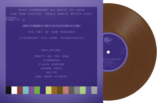 Rob Hubbard: C64 Greatest Sids: The Art Of Rob Hubbard - Limited To 100 Handnumbered Edition (Brown Vinyl) - VINYL LP