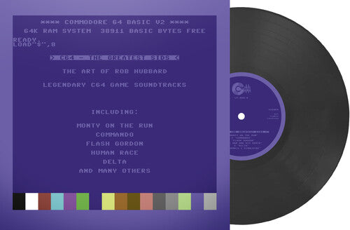 Rob Hubbard: C64 Greatest Sids: The Art Of Rob Hubbard - Limited To 100 Handnumbered Edition (Dark Grey Vinyl) - VINYL LP
