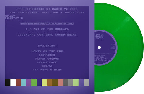 Rob Hubbard: C64 Greatest Sids: The Art Of Rob Hubbard - Limited To 100 Handnumbered Edition (Light Green Vinyl) - VINYL LP