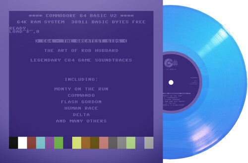 Rob Hubbard: C64 Greatest Sids: The Art Of Rob Hubbard - Limited To 100 Handnumbered Edition (Light Blue Vinyl) - VINYL LP