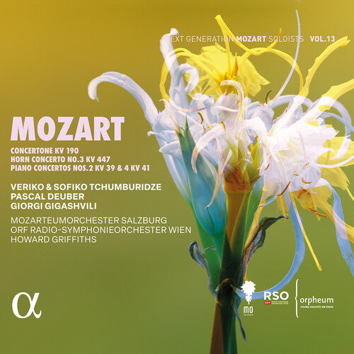 Veriko Tchumburidze: Mozart: Concertone, KV 190, Horn Concerto No. 3, KV 447, Piano Concertos Nos. 2, KV 39, & 4, KV 41 - COMPACT DISCS