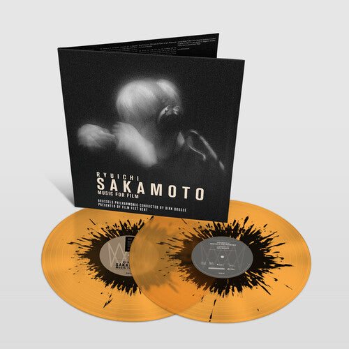 Sakamoto, Ryiuchi: Music For Film - Transparent Amber with Black Splatter Vinyl - VINYL LP